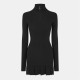 рокля,дамски,поли,и,рокли,off,white,off,pleated,dress,ld99,black
