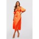 дамски,поли,и,рокли,influence,satin,midi,drs,ld99,orange
