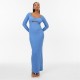 рокля,дамски,плетени,дрехи,jack,wills,cut,out,midaxi,dress,marine