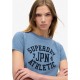 тениска,дамски,топове,superdry,athletic,essentials,t,shirt,wedgwood,blue