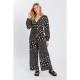 дамски,поли,и,рокли,influence,v,neck,jumpsuit,ld99,black,white