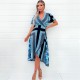 рокля,дамски,поли,и,рокли,ax,paris,scarf,printed,short,sleeve,wrap,midi,dress,blue