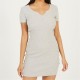 дамски,поли,и,рокли,brave,soul,dress,with,notch,neck,grey,marl