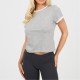 тениска,дамски,тениски,дамски,топове,brave,soul,ringer,t,shirt,grey,marl,white