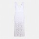 рокля,дамски,поли,и,рокли,amylynn,women's,crochet,maxi,dress,white