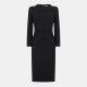 дамска,рокля,дамски,поли,и,рокли,boss,women,s,dadeka,wrap,dress,black