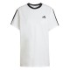 дамска,тениска,дамски,горнища,размер+,adidas,essentials,3,stripe,t,shirt,womens,white,black