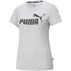 тениска,плажен,магазин,дамски,тениски,дамски,топове,puma,women's,regular,fit,logo,t,shirt,lt,heather