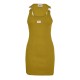 дамска,рокля,jean,paul,gaultier,women,s,rib,tank,mini,dress,green