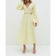 рокля,дамски,поли,и,рокли,pretty,lavish,women's,midaxi,cut,out,dress,lemon