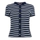 дамска,тениска,дамски,топове,tommy,hilfiger,women,s,gold,button,slim,fit,t,shirt,dark,night,ecru