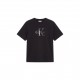 дамска,тениска,дамски,топове,calvin,klein,jeans,womens,logo,t,shirt,drawn,black,64