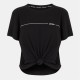 тениска,дамски,топове,dkny,logo,tee,ld99,black