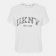 тениска,дамски,топове,dkny,logo,tee,ld99,white