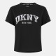 тениска,дамски,топове,dkny,logo,tee,ld99,black