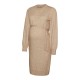 рокля,дамски,поли,и,рокли,дамски,облекла,размер,mamalicious,mlnewanne,dress,ld99,natural,melange