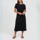 дамска,рокля,дамски,поли,и,рокли,brave,soul,womens,short,sleeve,tie,waist,utility,dress,black