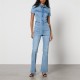 дамски,летни,гащеризони,good,american,women's,bootcut,jumpsuit,blue274