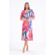 рокля,дамски,поли,и,рокли,дамски,облекла,размер,ella,boo,ella,vibrant,fuchsia,abstract,print,v,neck,dress,print