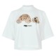 тениска,дамски,топове,palm,angels,women's,t,shirt,white,brown