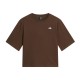 дамска,тениска,дамски,топове,the,north,face,tnf,essential,simple,dome,boxy,relaxed,t,shirt,womens,smokey,brown