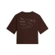 дамска,тениска,дамски,топове,the,north,face,tnf,hike,picnic,boxy,graphic,tee,womens,dark,chestnut