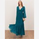 рокля,дамски,поли,и,рокли,lovedrobe,lovedrobe,teal,floral,burnout,tie,back,maxi,dress,with,asymmetric,split,hem,teal,green