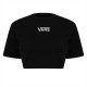 тениска,дамски,топове,vans,women's,flying,v,crew,cropped,black,t,shirt,black
