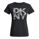 дамска,тениска,с,щампа,дамски,топове,dkny,womens,newsprint,dkny,stacked,logo,crew,neck,tee,black,silver