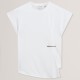 дамска,тениска,ted,baker,womens,metal,trim,t,shirt,white