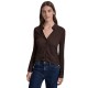 dkny,ripple,lace,side,ruched,shirt,espresso