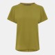 тениска,дамски,топове,french,connection,women's,crepe,crew,neck,regular,fit,t,shirt,olive