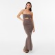 рокля,дамски,плетени,дрехи,jack,wills,knitted,bandeau,dress,brown