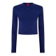 тениска,дамски,топове,hugo,long,sleeve,logo,t,shirt,dark,blue