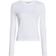 дамски,топове,calvin,klein,jeans,woven,label,rib,long,sleeve,bright,white