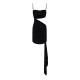 рокля,дамски,поли,и,рокли,off,white,drape,strapless,dress,black