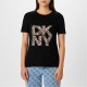 тениска,дамски,топове,dkny,logo,t,shirt,black