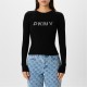 дамски,топове,dkny,logo,knit,top,black