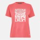 тениска,дамски,топове,biba,logo,t,shirt,coral,pink