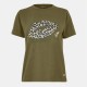 тениска,дамски,топове,biba,logo,t,shirt,khaki,lips