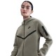 дамски,суичър,дамски,горнища,с,качулка,nike,women,s,tech,fleece,zip,hoodie,light,army,blac