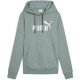 дамски,суичър,дамски,горнища,с,качулка,puma,women,s,no,1,logo,tech,fleece,overhead,hoodie,green,moon