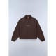 дамски,ежедневни,облекла,napapijri,napa,almas,half,zip,womens,brown