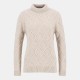 пуловер,дамски,плетени,дрехи,дамски,топове,barbour,burne,roll,neck,jumper,oatmeal
