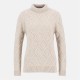пуловер,дамски,плетени,дрехи,дамски,топове,barbour,burne,roll,neck,jumper,oatmeal