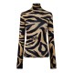 дамска,блуза,off,white,women,s,zebra,turtleneck,sweater,beige