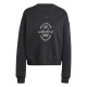 дамска,поларена,блуза,разпродажба,adidas,дамски,блузи,adidas,signature,graphic,print,fleece,loose,sweatshirt,womens,black