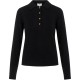 блуза,с,яка,дамски,топове,object,thess,polo,shirt,black
