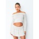 дамски,топове,missy,empire,ruched,fold,over,top,beige