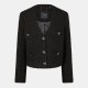 дамско,яке,ted,baker,women,s,rose,button,cropped,hybrid,jacket,black